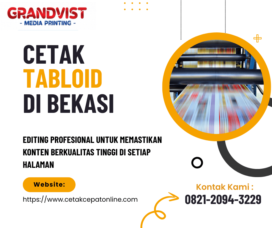 Cetak Tabloid Di Bekasi